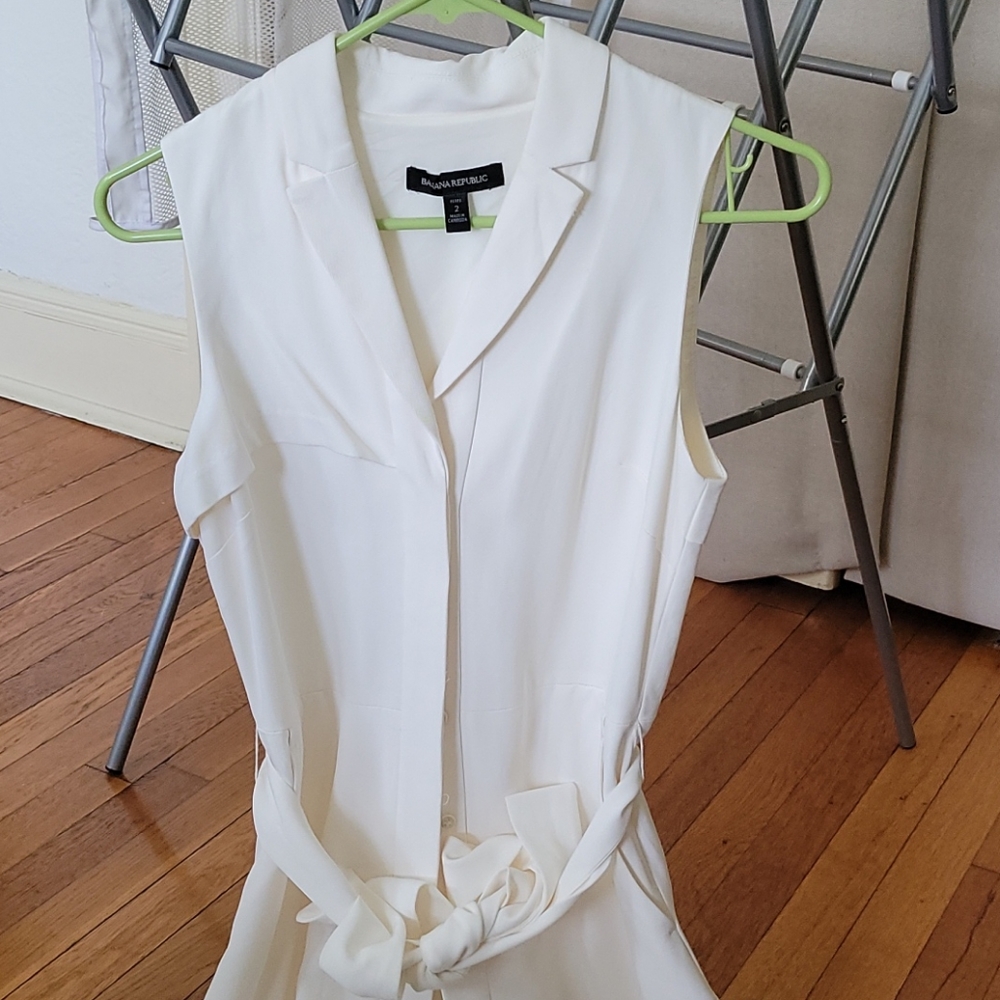 Banana Republic midi trench dress